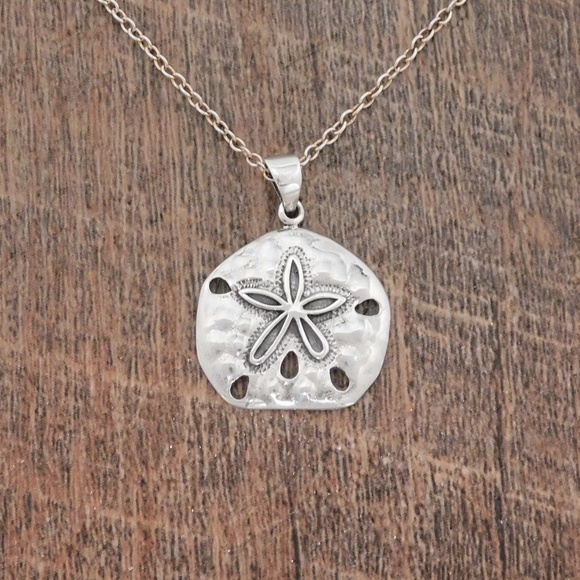 TheIrishGem Jewelry - Sterling Silver Sand Dollar Necklace